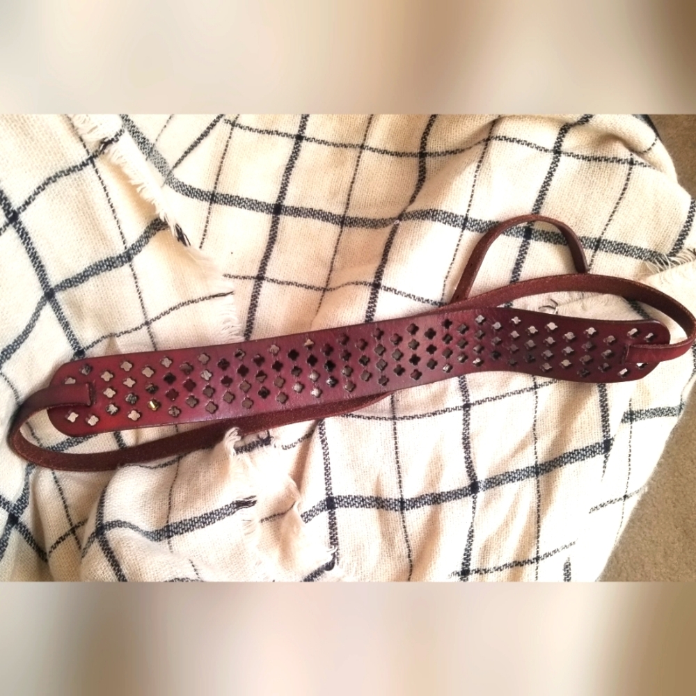 Statement belt in brown